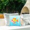 Happy Fish with Speckles Outdoor Printed Pillow Design by Andrea Haase, 18 x 7 x 18
